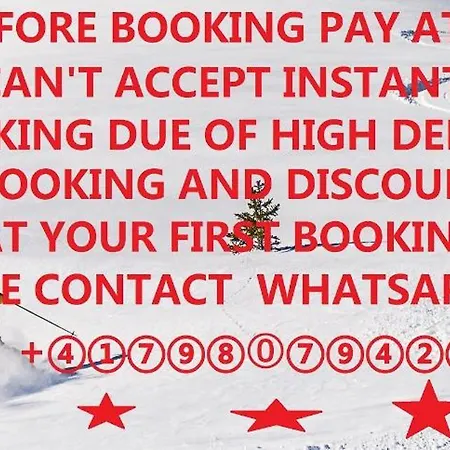 Contact Us At What App - 0041-798-079-427 To Book!! - Alpine Luxury With Ski-in Access - Stunning Mountain Views ヴィラ *